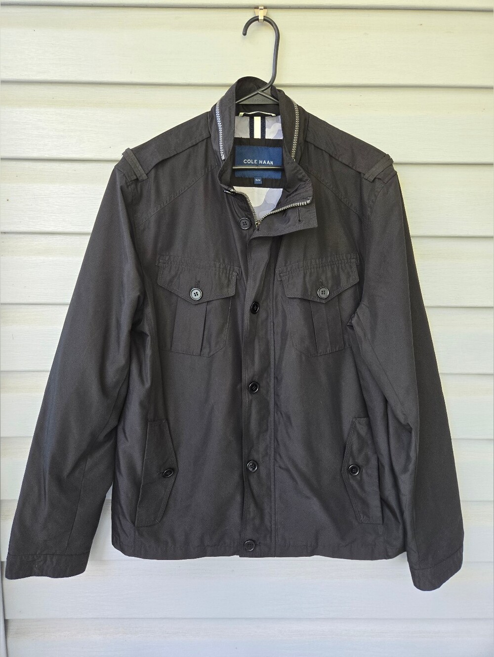 Carhartt Canvas Dark Brown Sherpa Faded Lined Men's Jacket J141 Size Medium